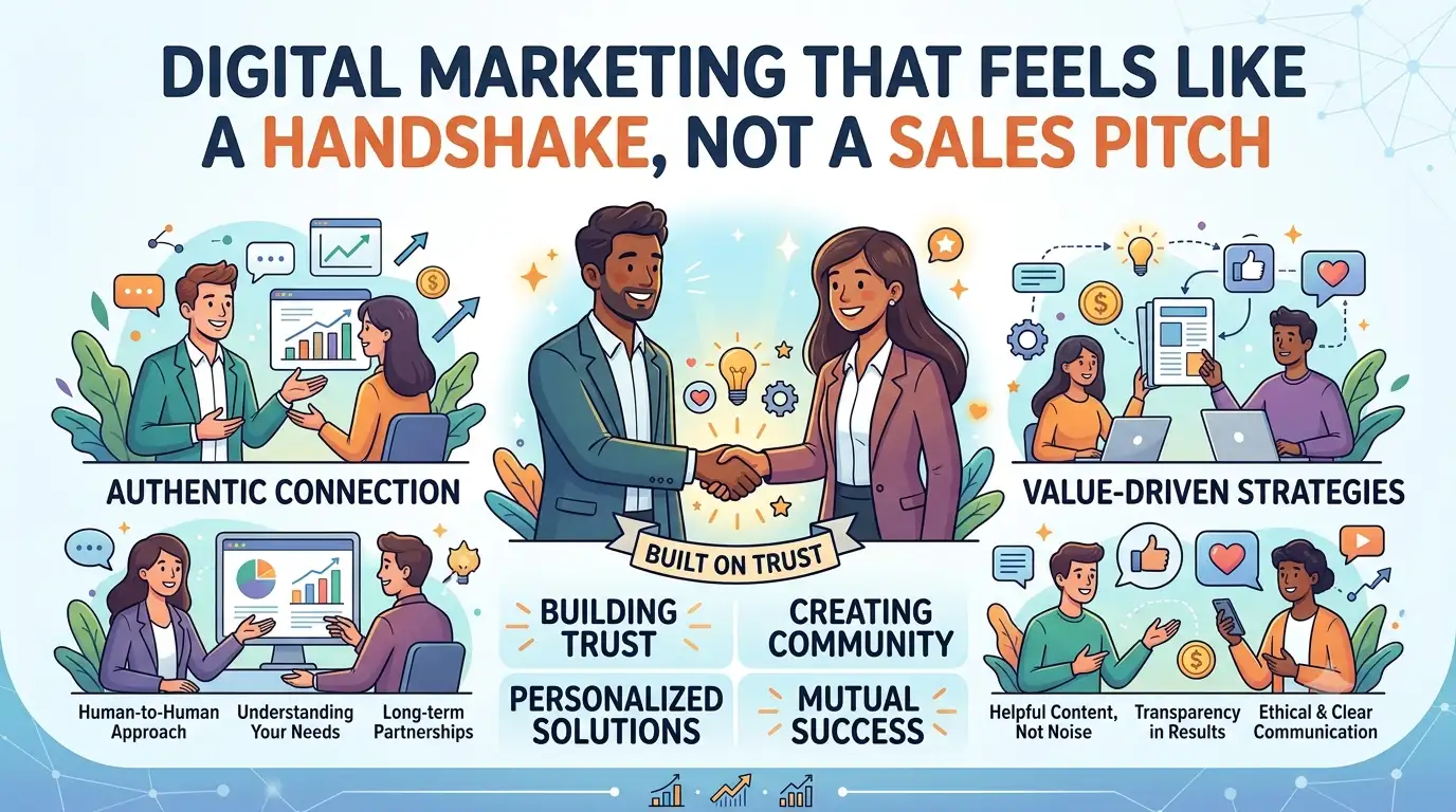 Digital Marketing That Feels Like a Handshake, Not a Sales Pitch
