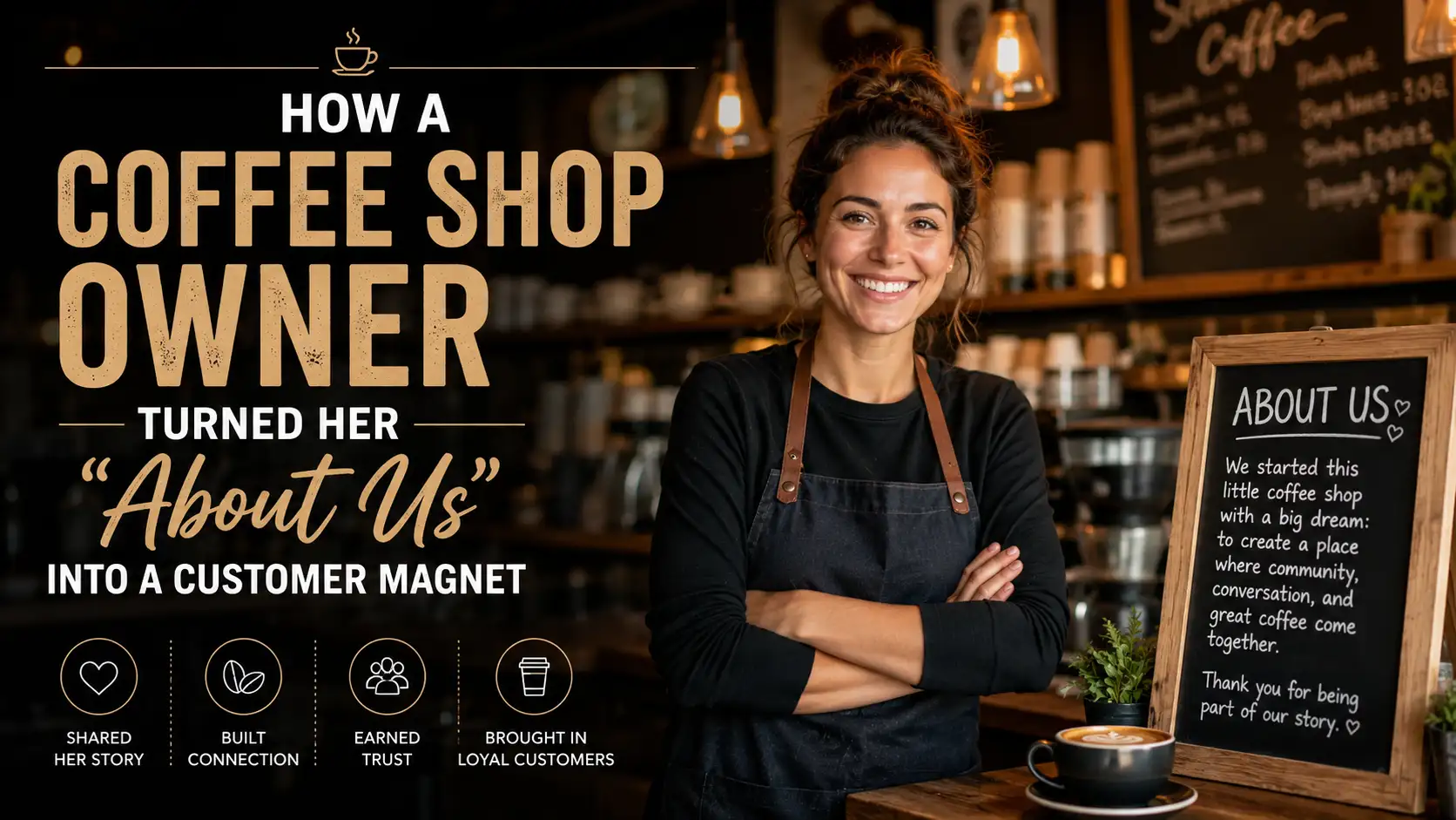 How a Coffee Shop Owner Turned Her “About Us” Into a Customer Magnet